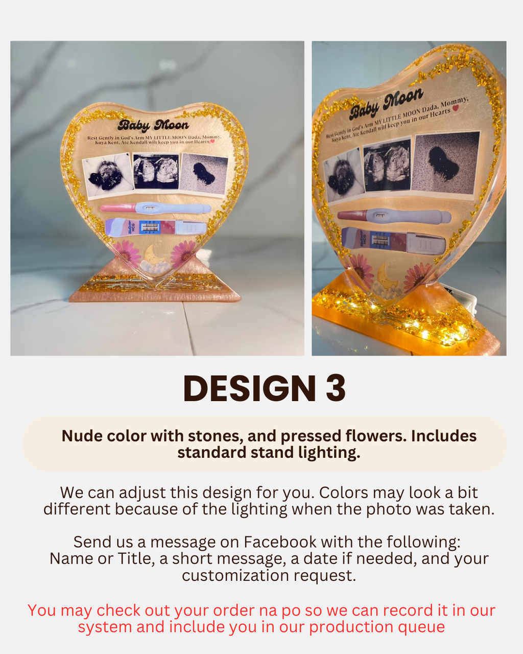 Pregnancy Keepsake Resin V.2