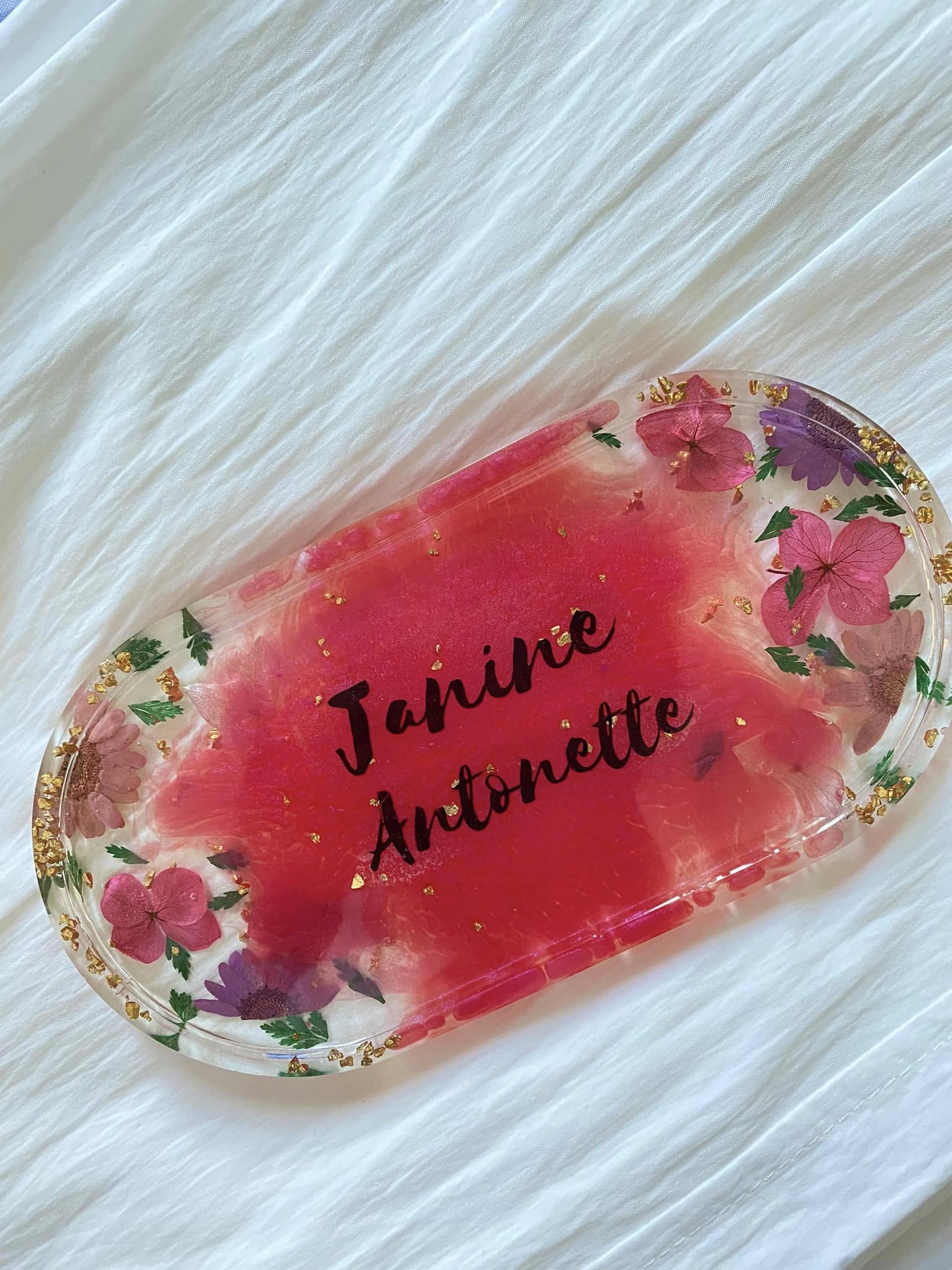 Oval Resin Coaster