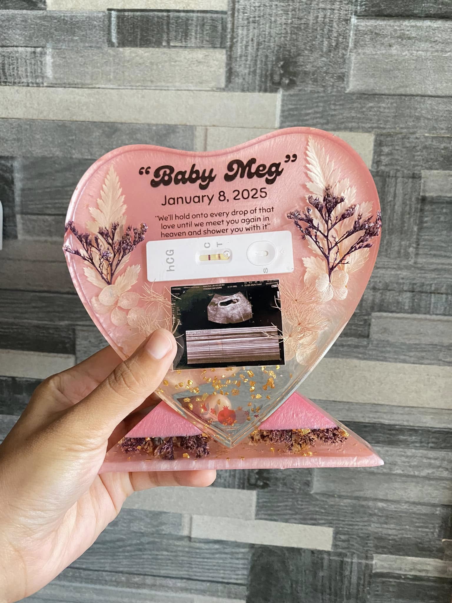 Pregnancy Keepsake Resin