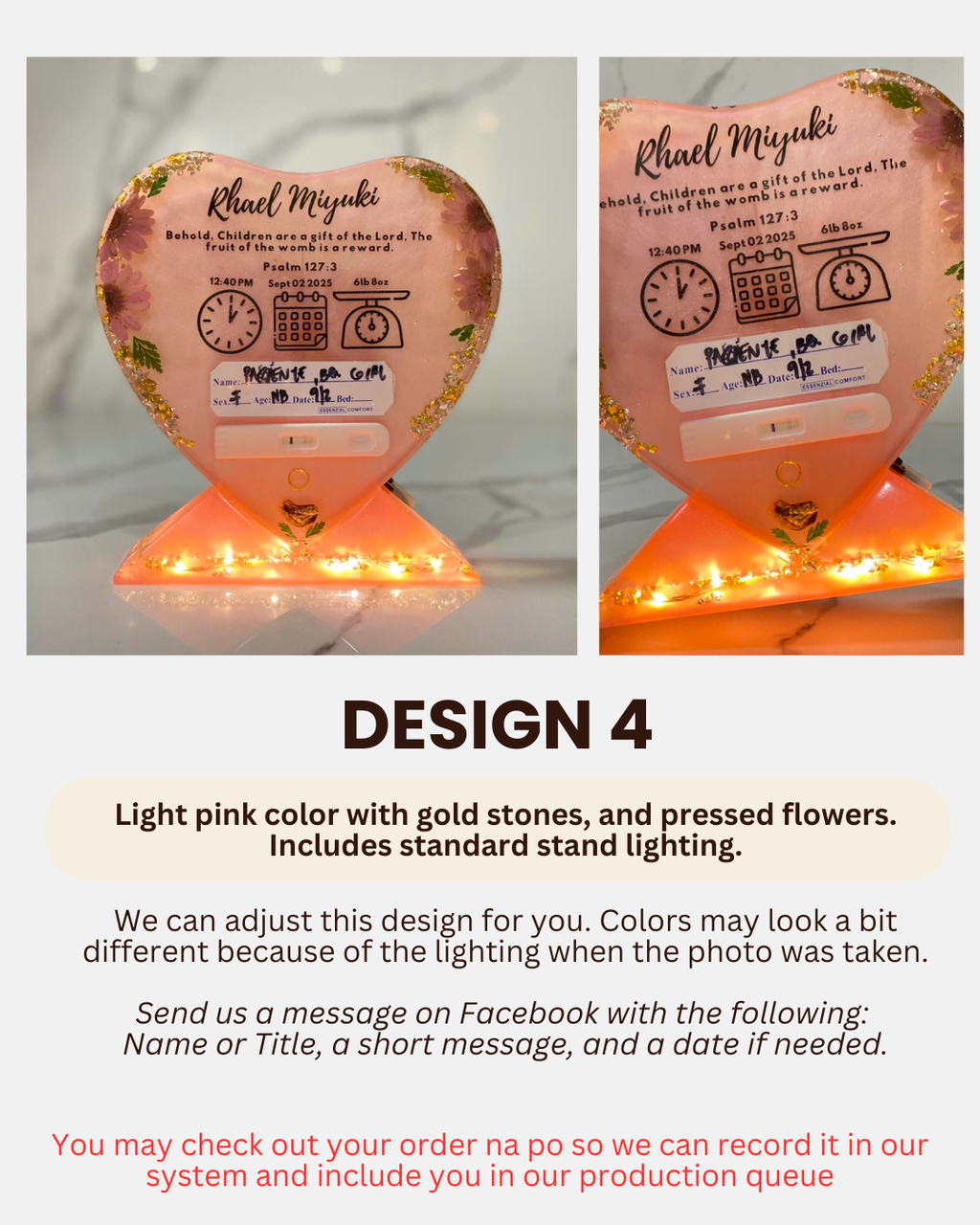 Pregnancy Keepsake Resin V.2