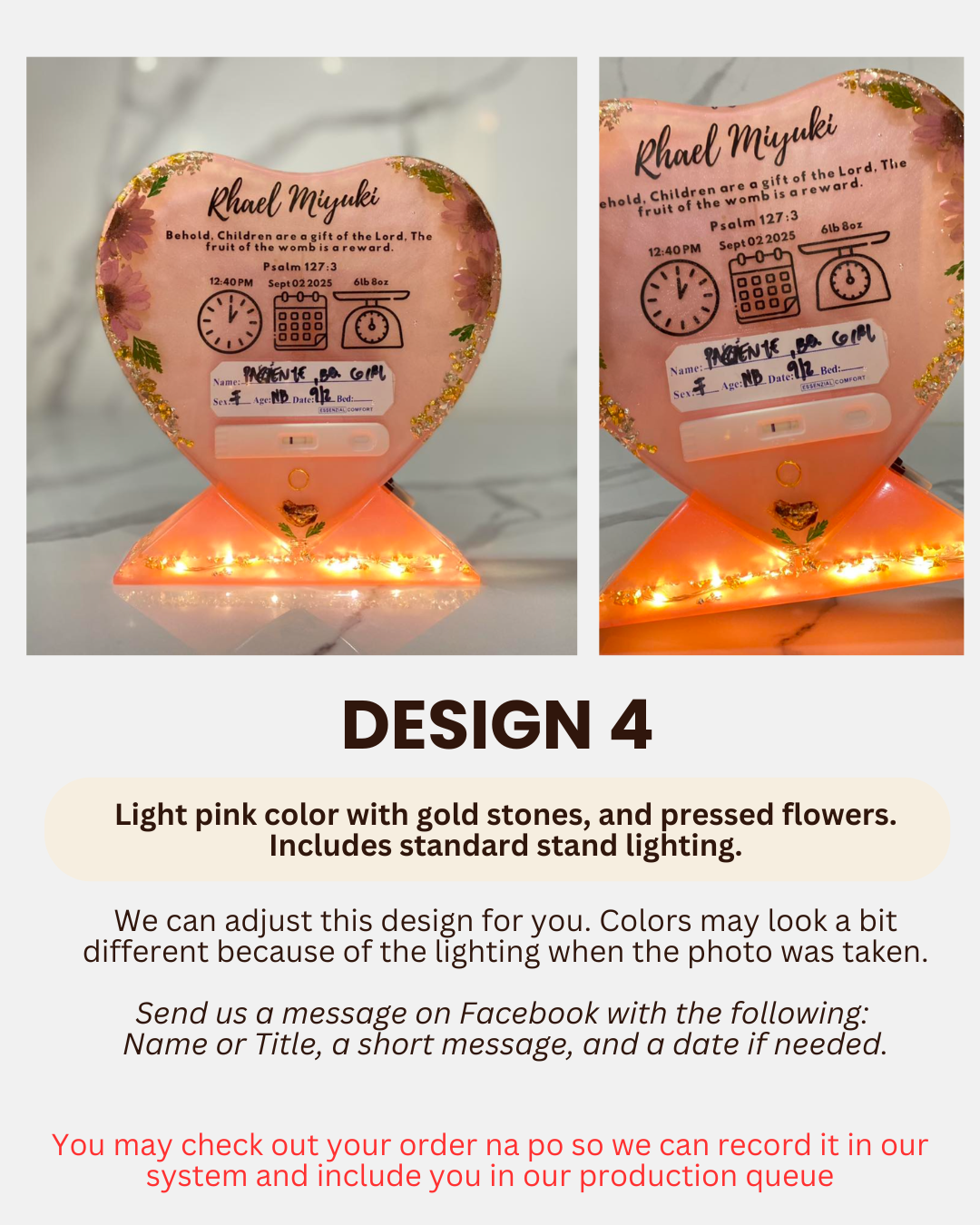 Pregnancy Keepsake Resin V.2
