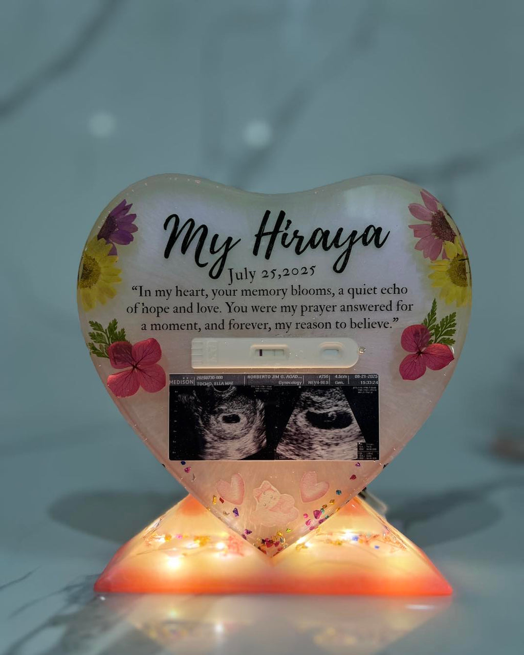 Pregnancy Keepsake Resin