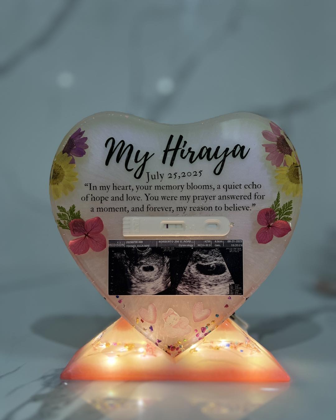 Pregnancy Keepsake Resin