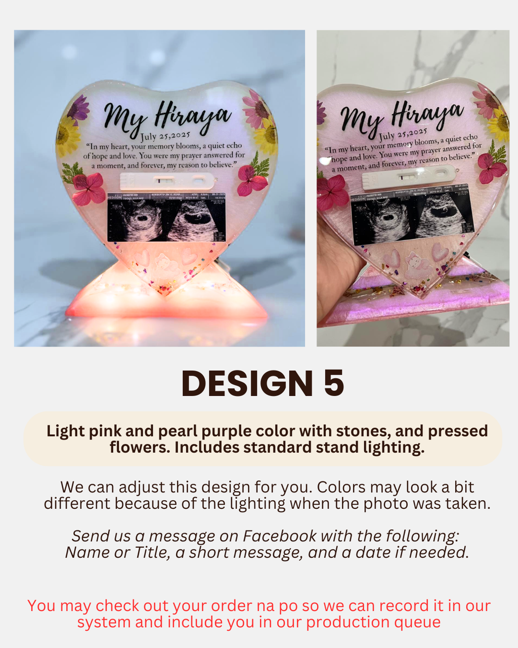 Pregnancy Keepsake Resin V.2