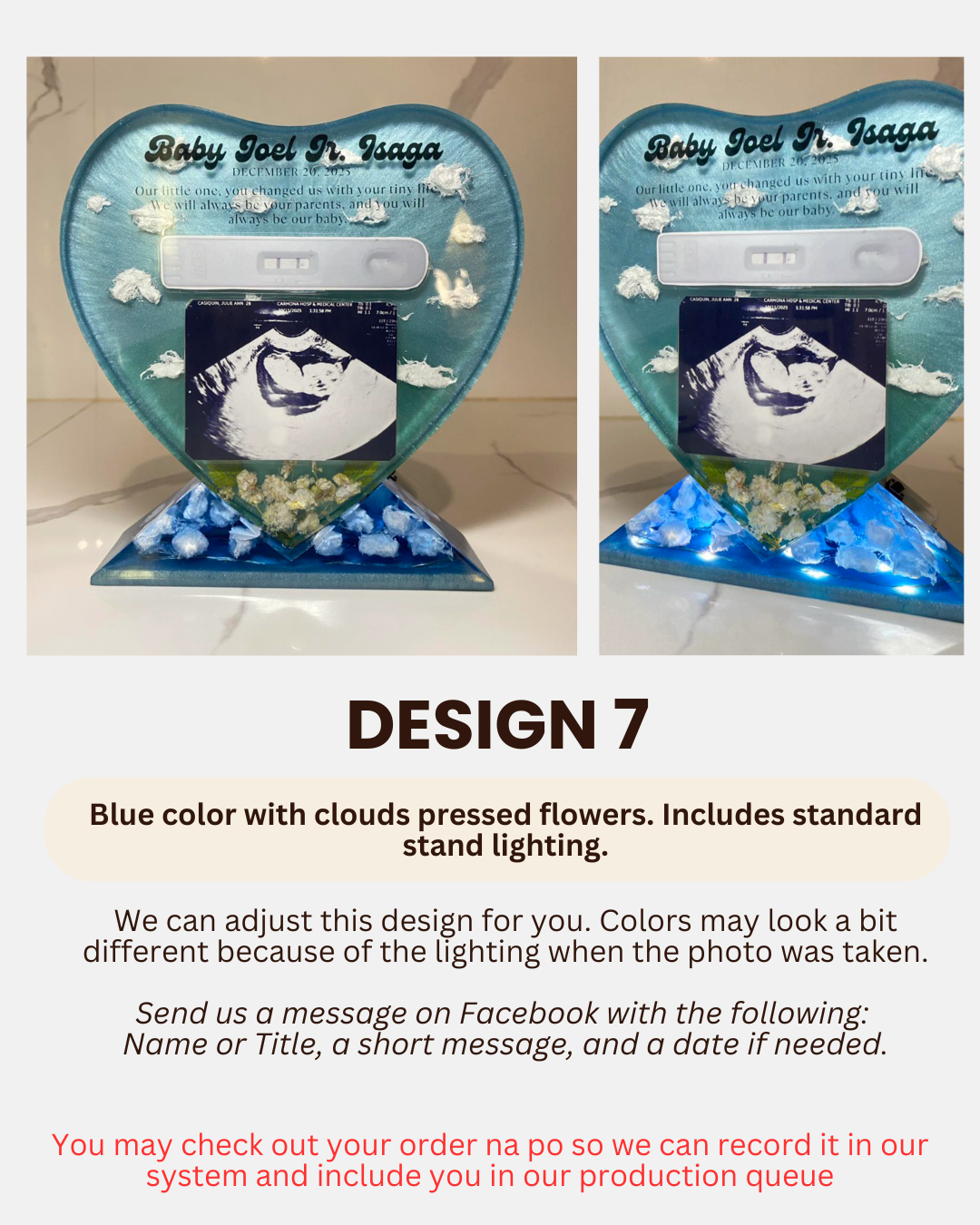 Pregnancy Keepsake Resin V.2