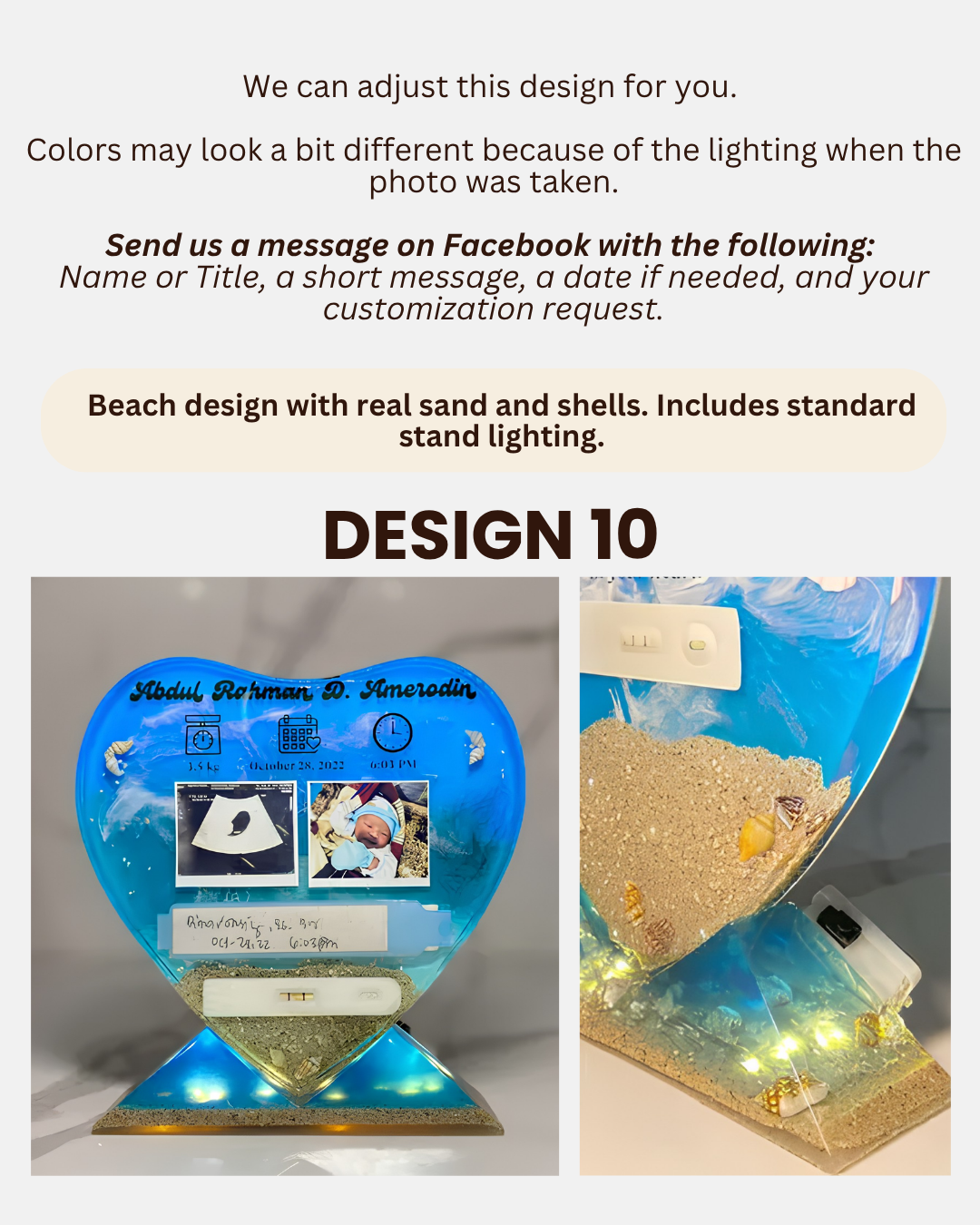 Pregnancy Keepsake Resin V.2