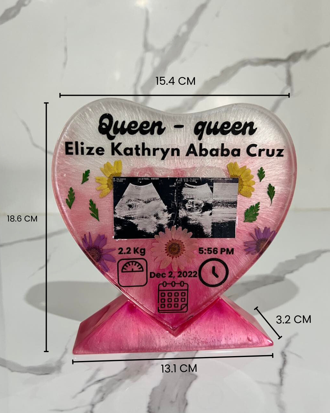 Pregnancy Keepsake Resin